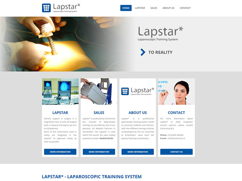 Lapstar website screenshot