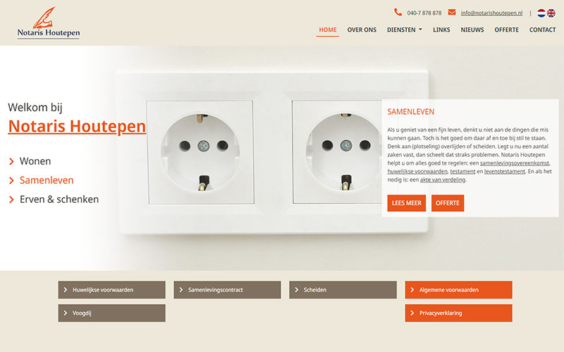 Notaris Houtepen header homepage