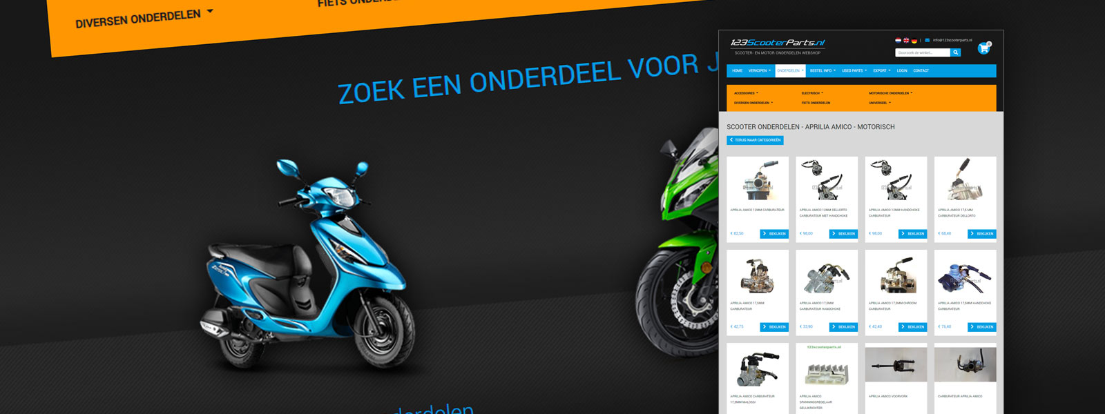 123ScooterParts webshop