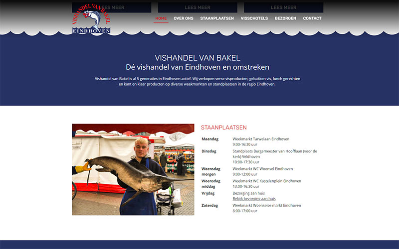 Homepage Vishandel van Bakel