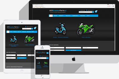 Webshop ontwerp 123ScooterParts