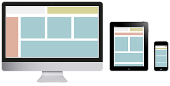 Website responsive webdesign figure